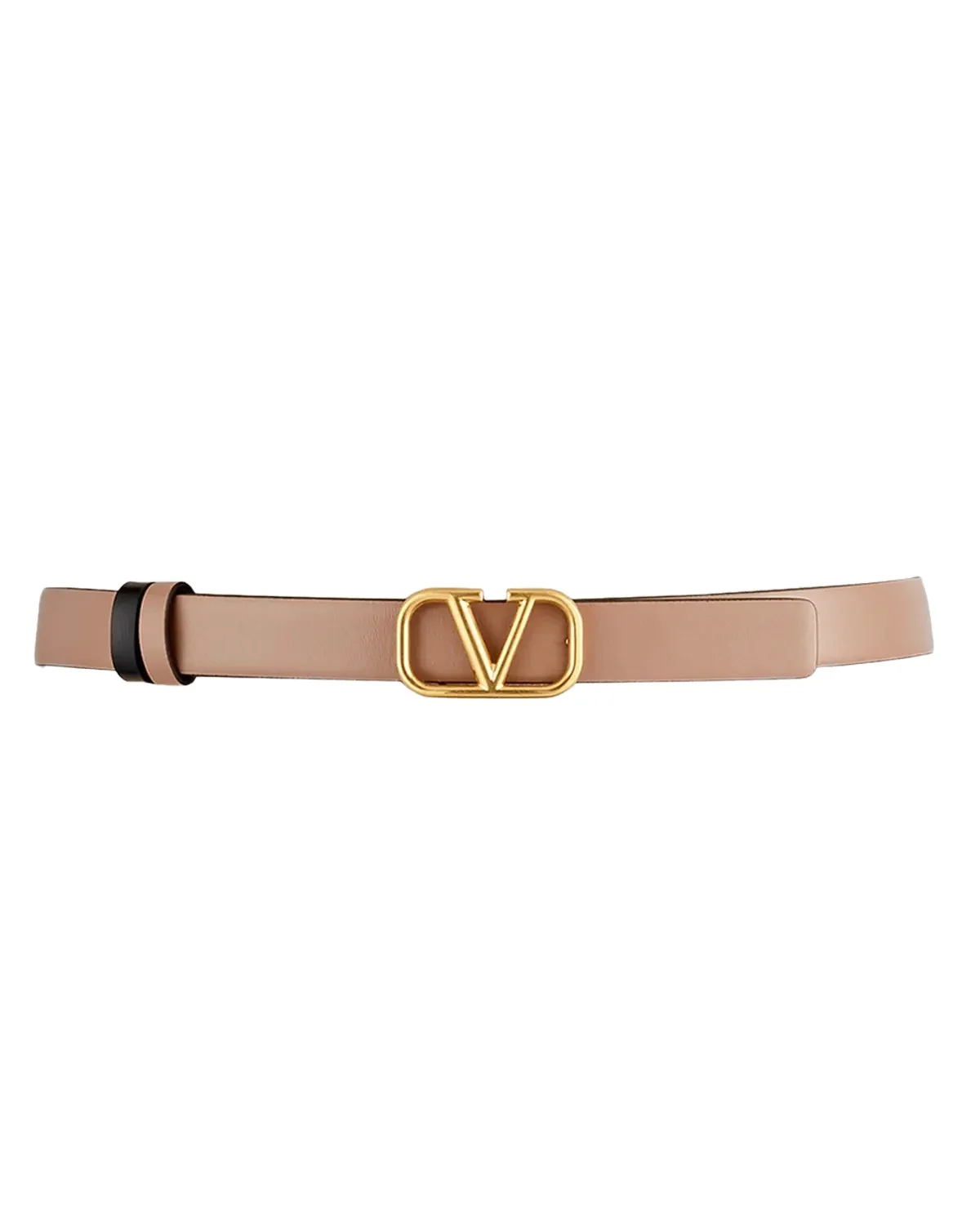VLogo Leather Belt, 20mm