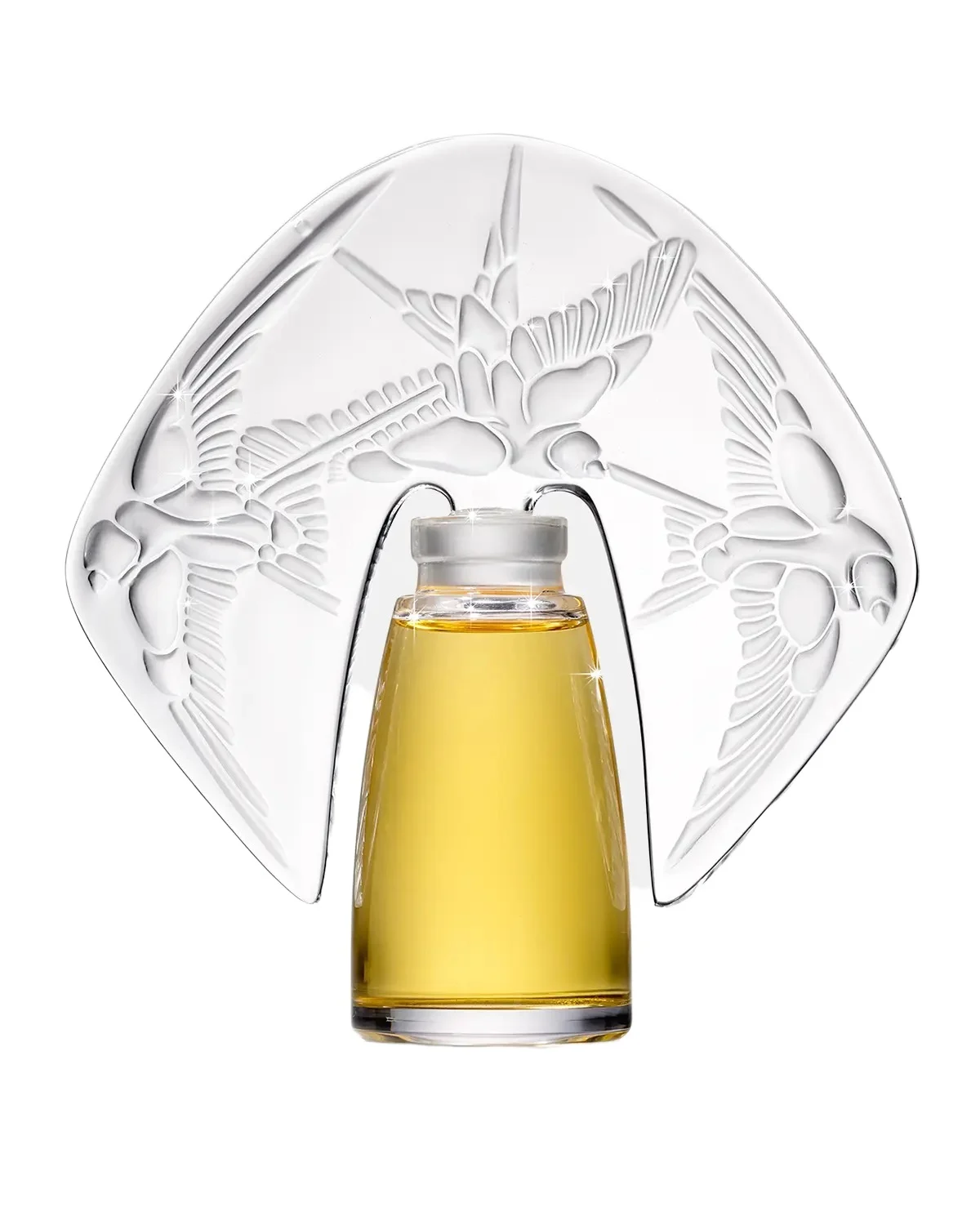 Shalini Parfum Amorem Rose Parfum presented in a Lalique Crystal Flacon, 1 oz. / 30 mL
