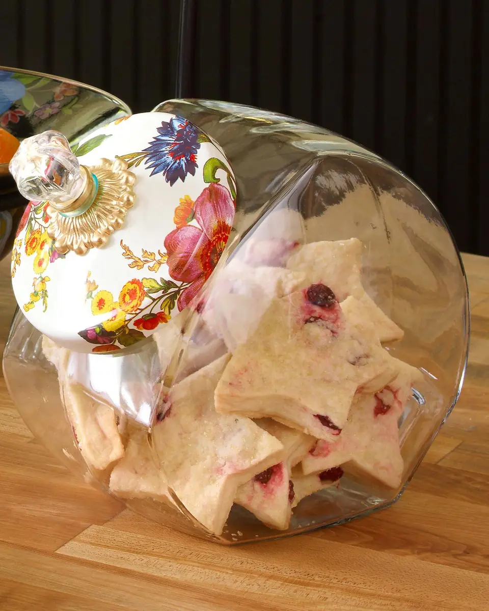 MacKenzie-Childs White Flower Market Cookie Jar | Thumbnail 3