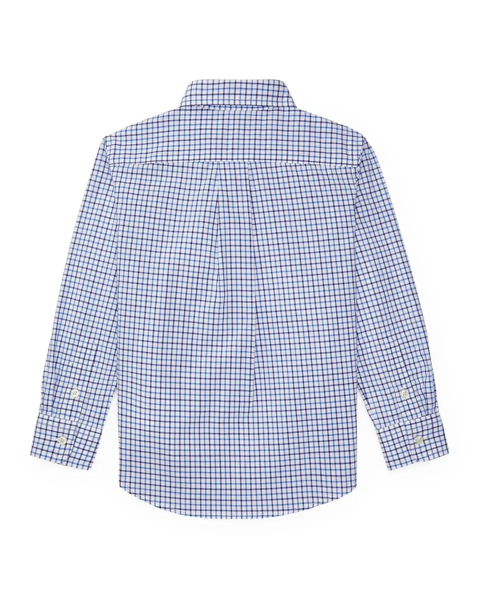 Polo Ralph Lauren Boy's Poplin Woven Tattersall Sport Shirt | Thumbnail 2 Polo Ralph Lauren Boy's Poplin Woven Tattersall Sport Shirt | Thumbnail 2