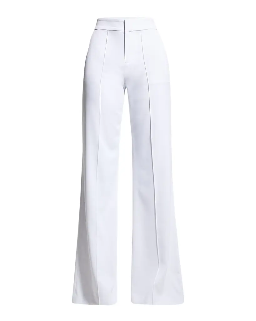 Alice + Olivia Dylan High-Waist Wide-Leg Pants