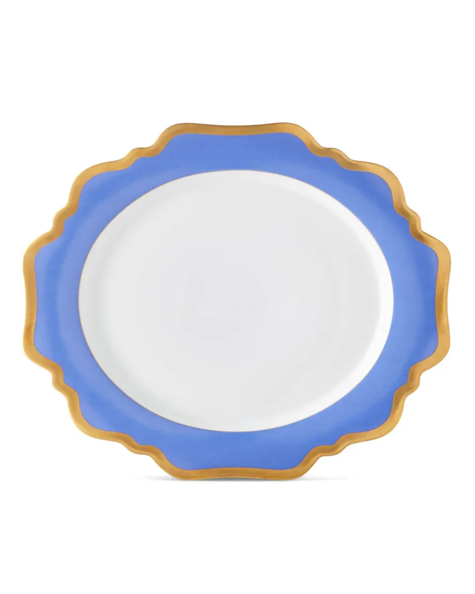 Anna Weatherley Indigo Rimmed Dinner Plate | Thumbnail 2