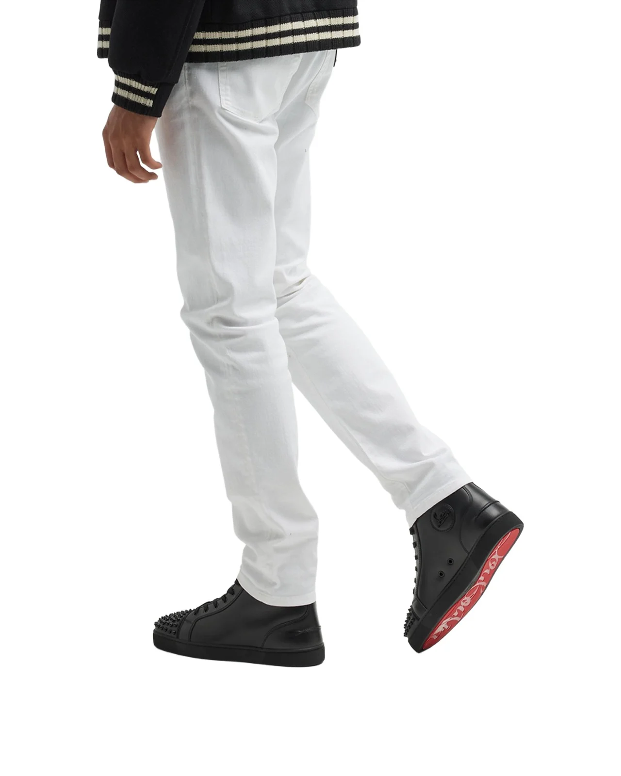 Men's Lou Spikes High-Top Sneakers