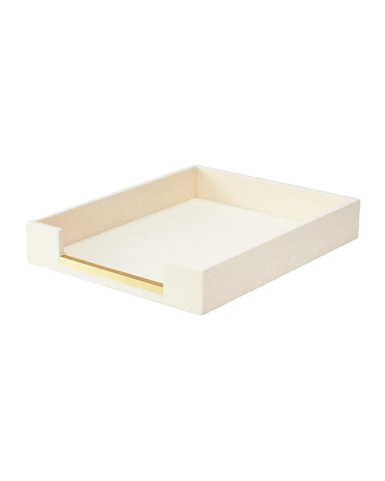AERIN Faux Shagreen Paper Tray