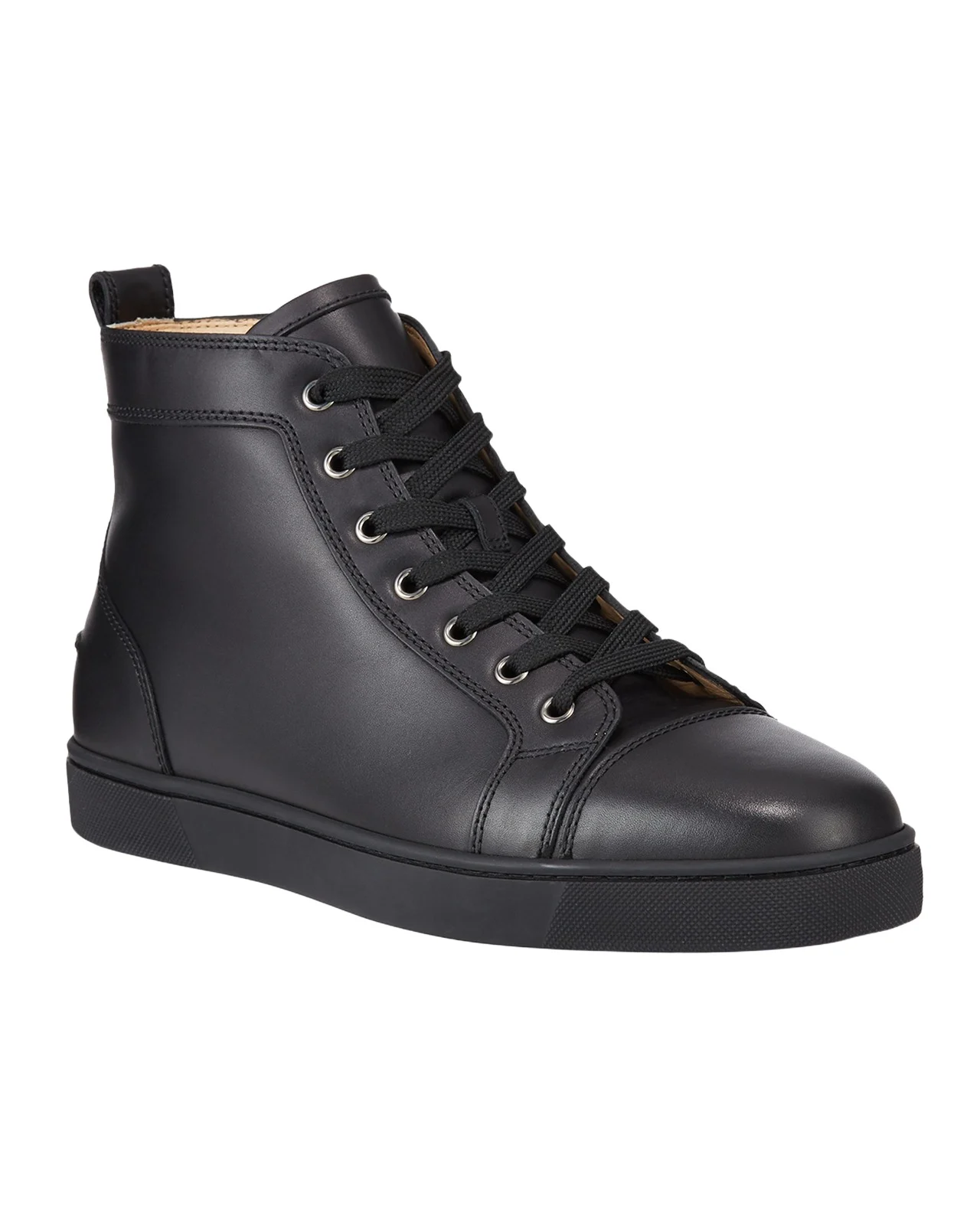 Men's Louis Leather High-Top Sneakers