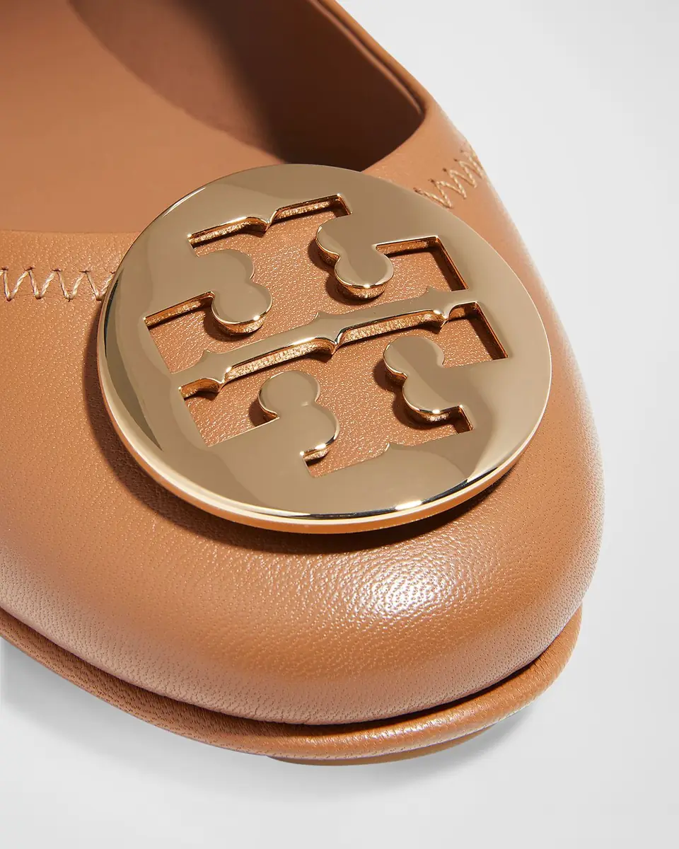 Tory Burch Minnie Travel Leather Ballet Flats | Thumbnail 5