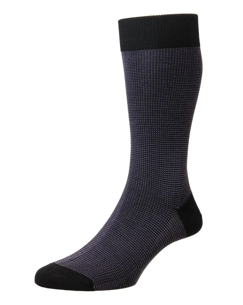 Pantherella Men's Tewkesbury Birdseye Socks | Image 1 Pantherella Men's Tewkesbury Birdseye Socks | Image 1