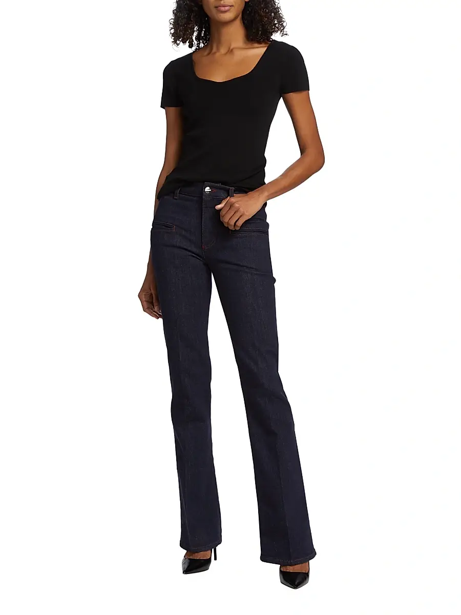 Elie Tahari Women's The Valentina Rib-Knit Top | Thumbnail 2 Elie Tahari Women's The Valentina Rib-Knit Top | Thumbnail 2
