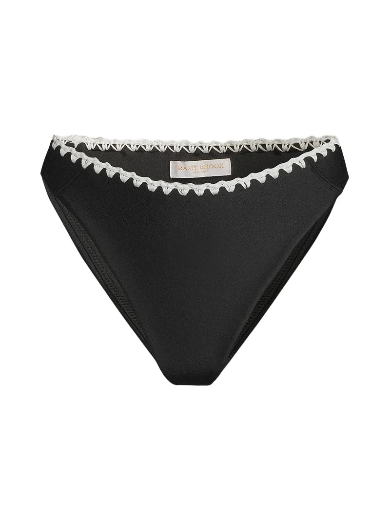 Ramy Brook Women's Iliana Crochet-Trimmed Bikini Bottom