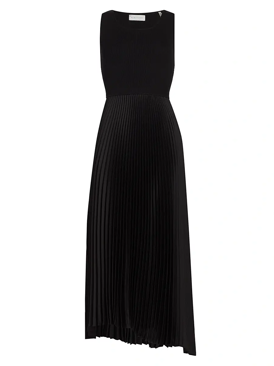 Elie Tahari Women's The Mave Mixed Media Dress