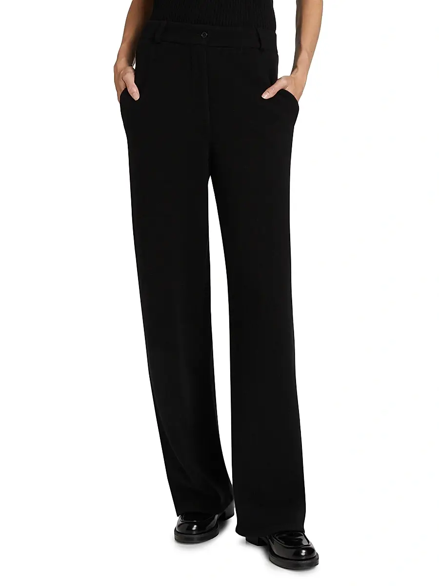 Guest In Residence Women's Cashmere Tailored Wide-Leg Pants | Thumbnail 3 Guest In Residence Women's Cashmere Tailored Wide-Leg Pants | Thumbnail 3