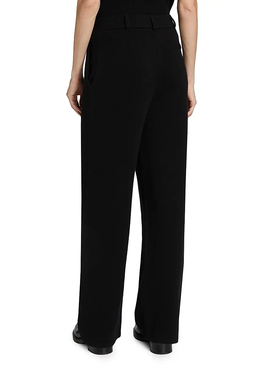 Guest In Residence Women's Cashmere Tailored Wide-Leg Pants | Thumbnail 5 Guest In Residence Women's Cashmere Tailored Wide-Leg Pants | Thumbnail 5