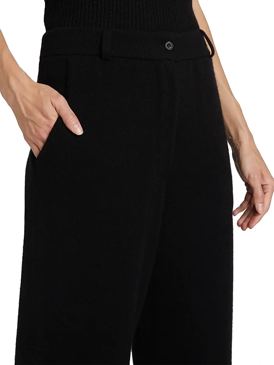 Guest In Residence Women's Cashmere Tailored Wide-Leg Pants | Thumbnail 6 Guest In Residence Women's Cashmere Tailored Wide-Leg Pants | Thumbnail 6