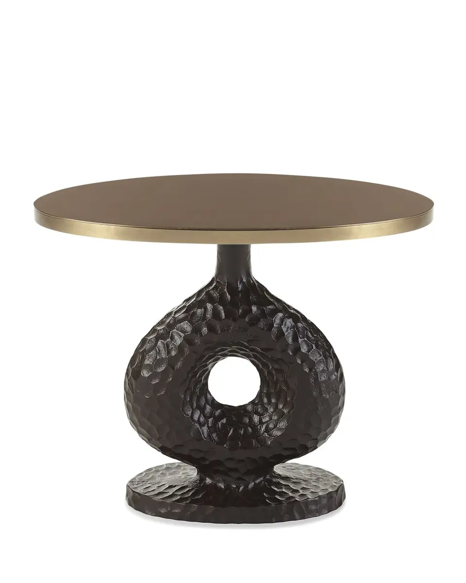 Arteriors Seth Textured Side Table | Thumbnail 2