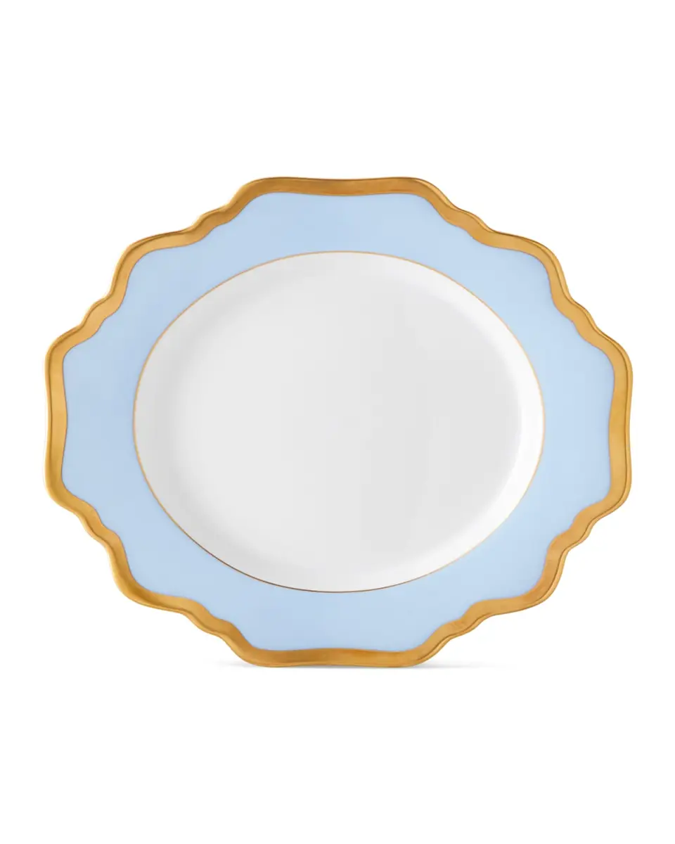Anna Weatherley Sky Blue Rimmed Bread & Butter Plate | Thumbnail 2
