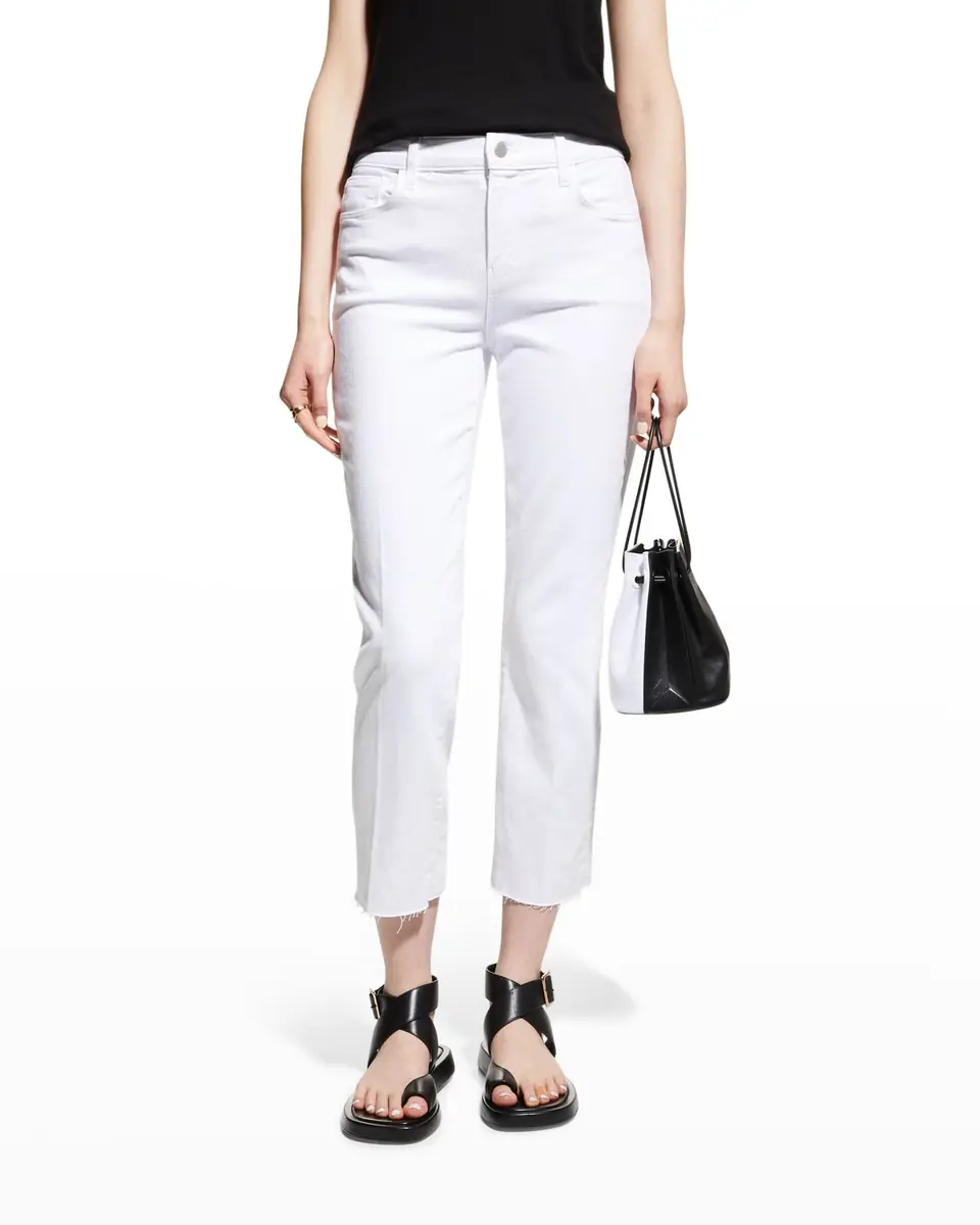 L'Agence Sada Slim Straight-Leg Cropped Jeans | Thumbnail 3 L'Agence Sada Slim Straight-Leg Cropped Jeans | Thumbnail 3
