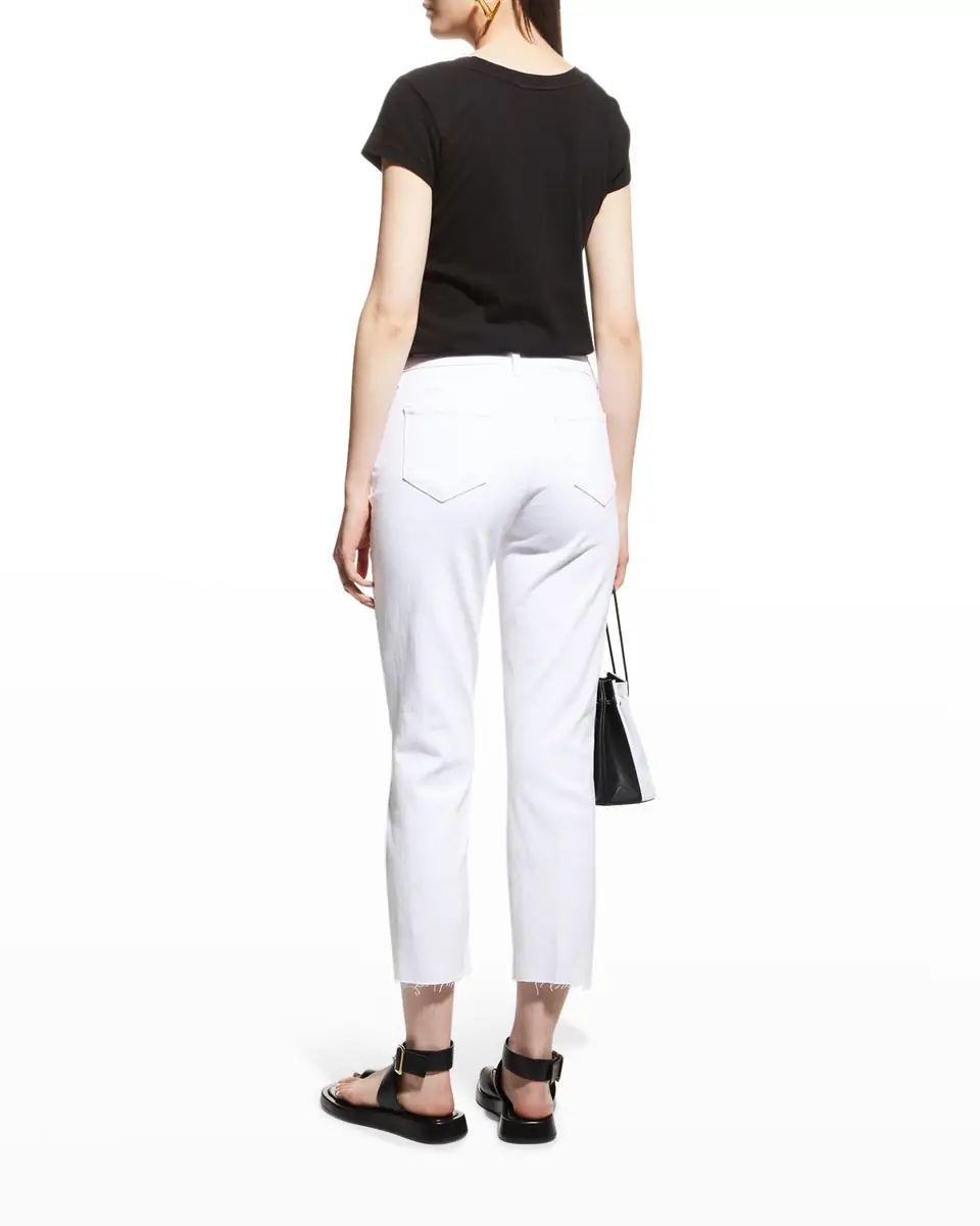 L'Agence Sada Slim Straight-Leg Cropped Jeans | Thumbnail 4 L'Agence Sada Slim Straight-Leg Cropped Jeans | Thumbnail 4