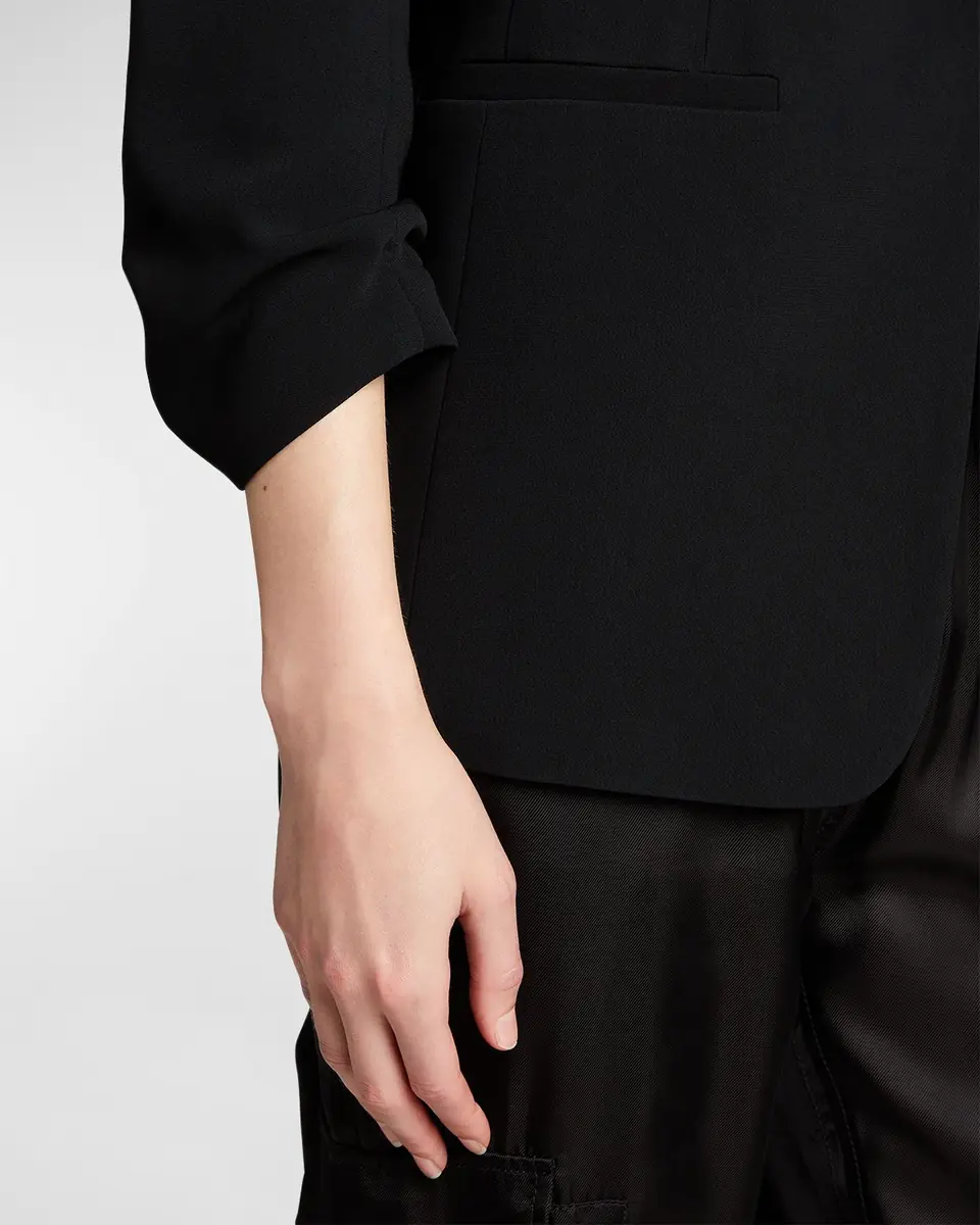 Cinq à Sept Khloe Crepe 3/4-Sleeve Blazer | Thumbnail 5