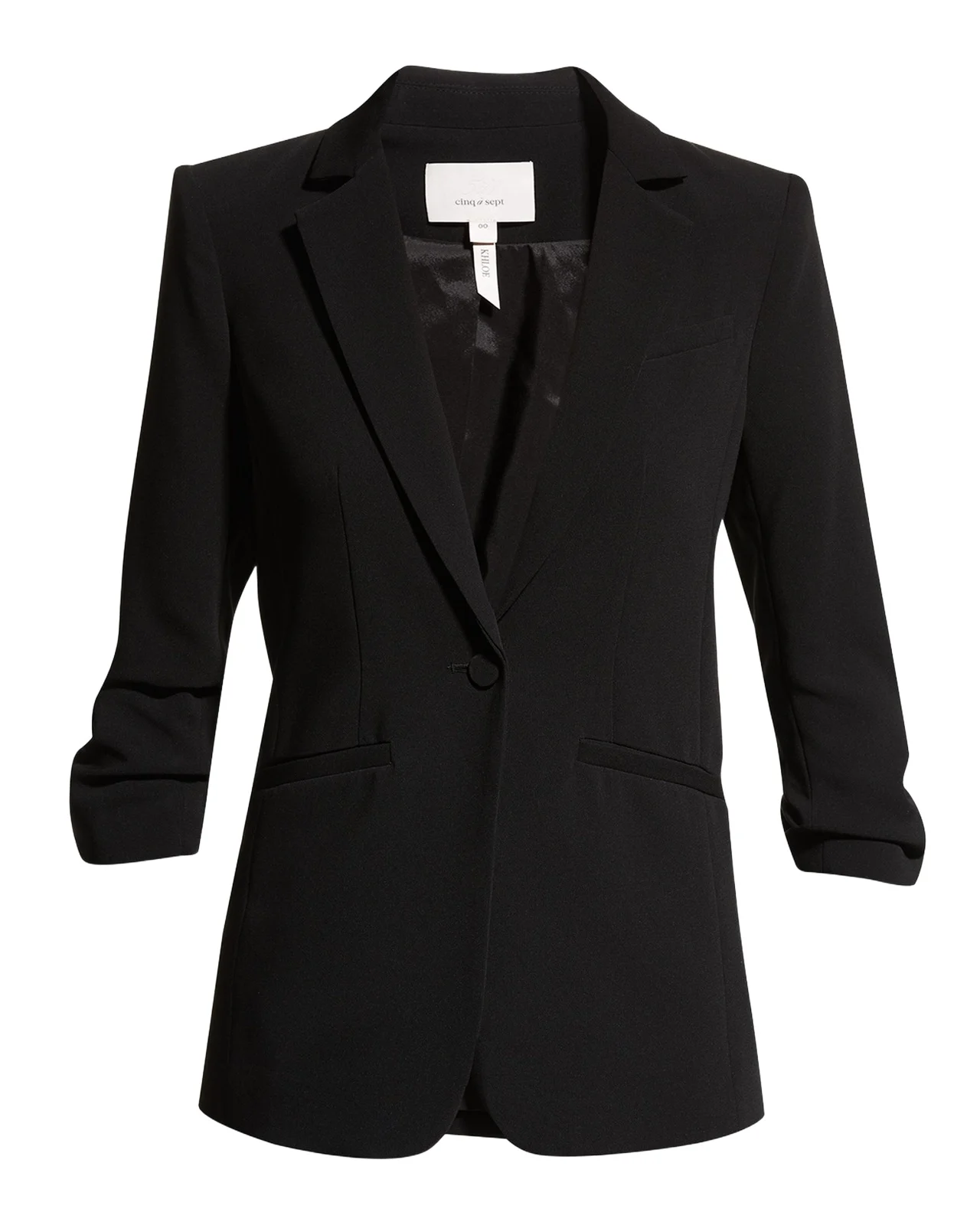 Khloe Crepe 3/4-Sleeve Blazer Khloe Crepe 3/4-Sleeve Blazer