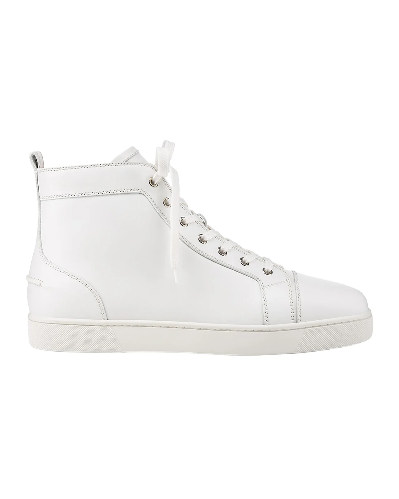 Men's Louis Leather High-Top Sneakers