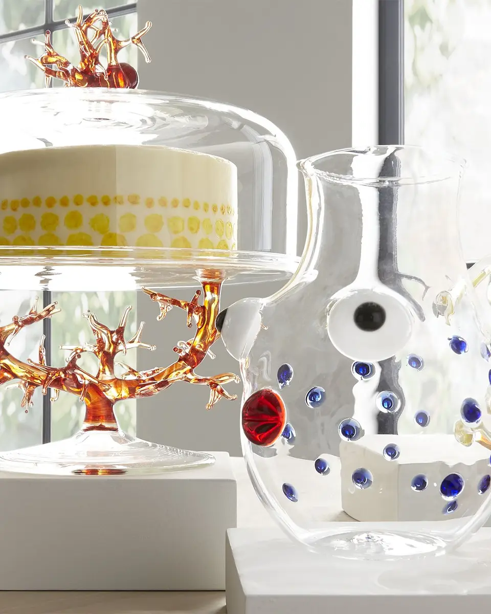 Massimo Lunardon Bubble Wine Glass, White | Thumbnail 2
