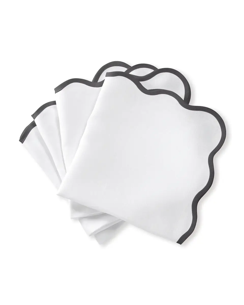 Matouk Casual Couture Scallop Napkins | Thumbnail 2 Matouk Casual Couture Scallop Napkins | Thumbnail 2