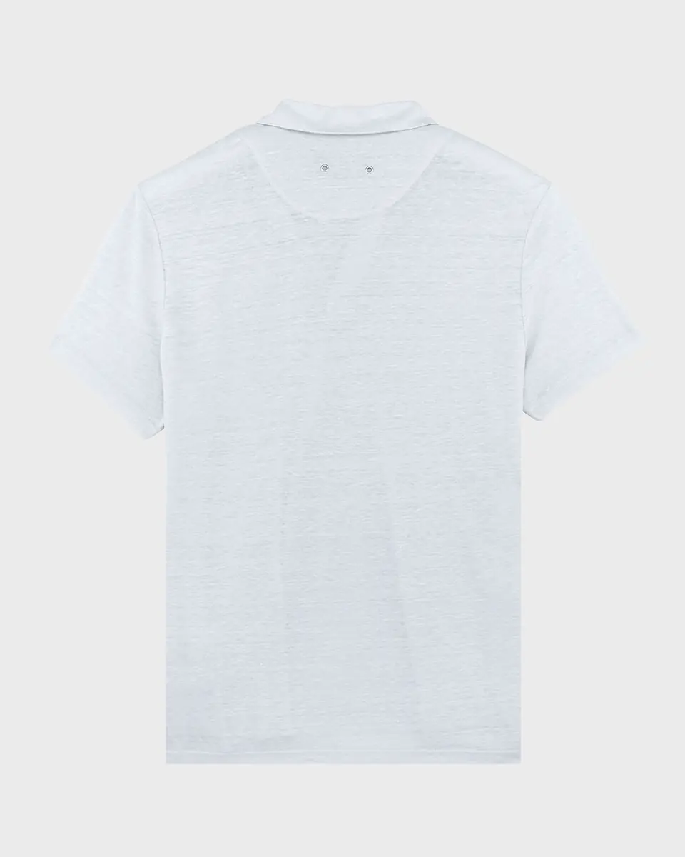 Vilebrequin Men's Pyramid Linen Polo Shirt | Thumbnail 2