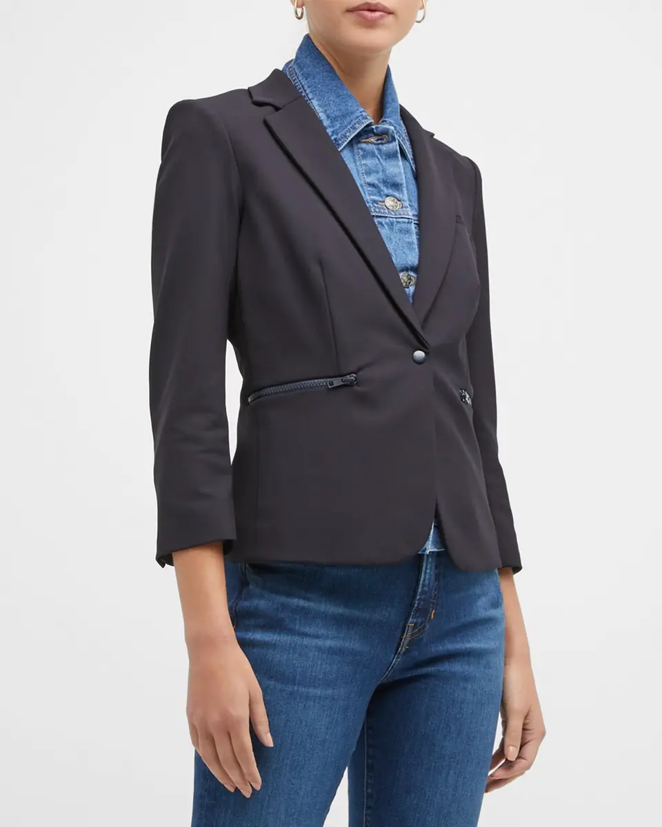 Veronica Beard Schoolboy Scuba Dickey Jacket | Thumbnail 3
