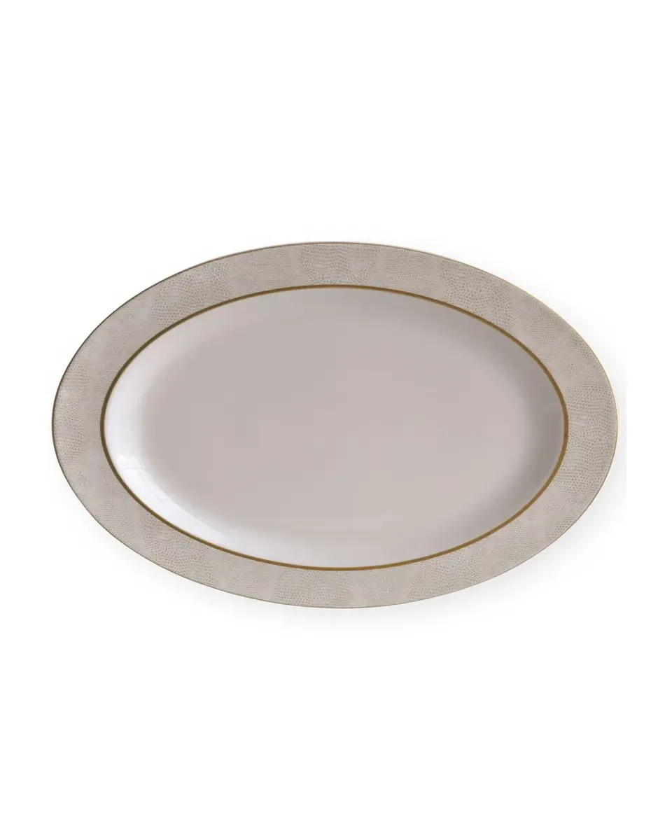 Bernardaud Sauvage White Oval Platter, 15" | Thumbnail 2