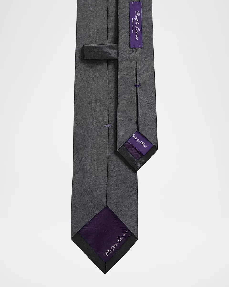 Ralph Lauren Purple Label Men's Peau de Soie Tie | Thumbnail 2