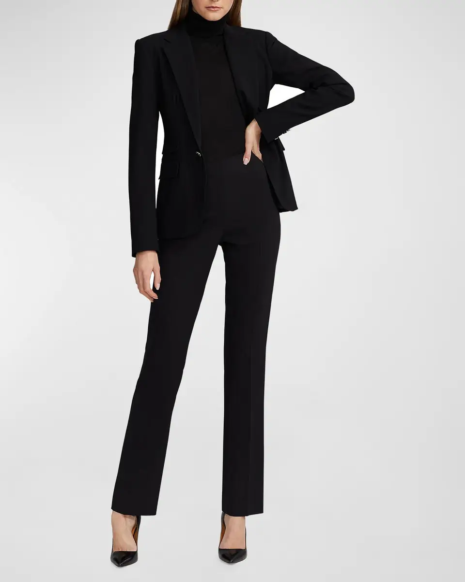Ralph Lauren Collection Parker Wool Crepe Jacket | Thumbnail 2 Ralph Lauren Collection Parker Wool Crepe Jacket | Thumbnail 2