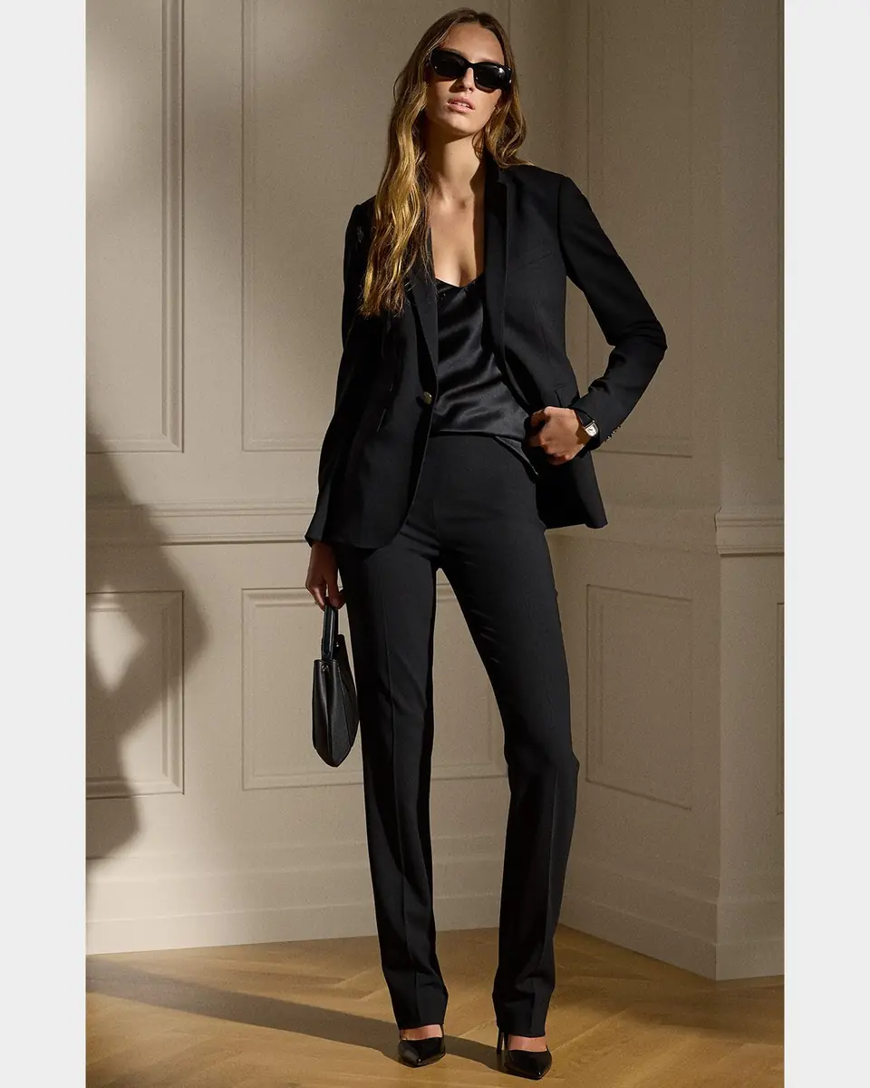 Ralph Lauren Collection Parker Wool Crepe Jacket | Thumbnail 5 Ralph Lauren Collection Parker Wool Crepe Jacket | Thumbnail 5