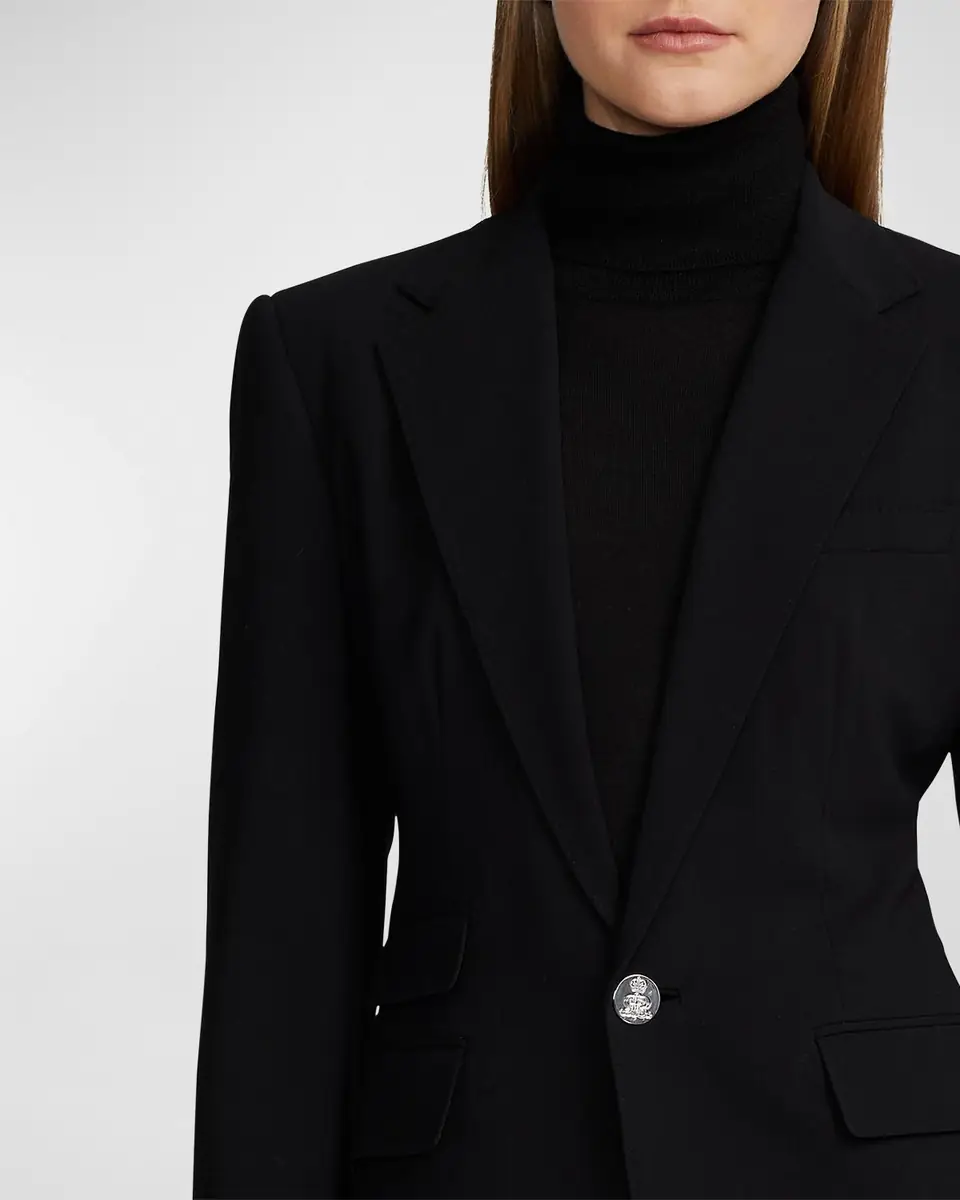 Ralph Lauren Collection Parker Wool Crepe Jacket | Thumbnail 6 Ralph Lauren Collection Parker Wool Crepe Jacket | Thumbnail 6