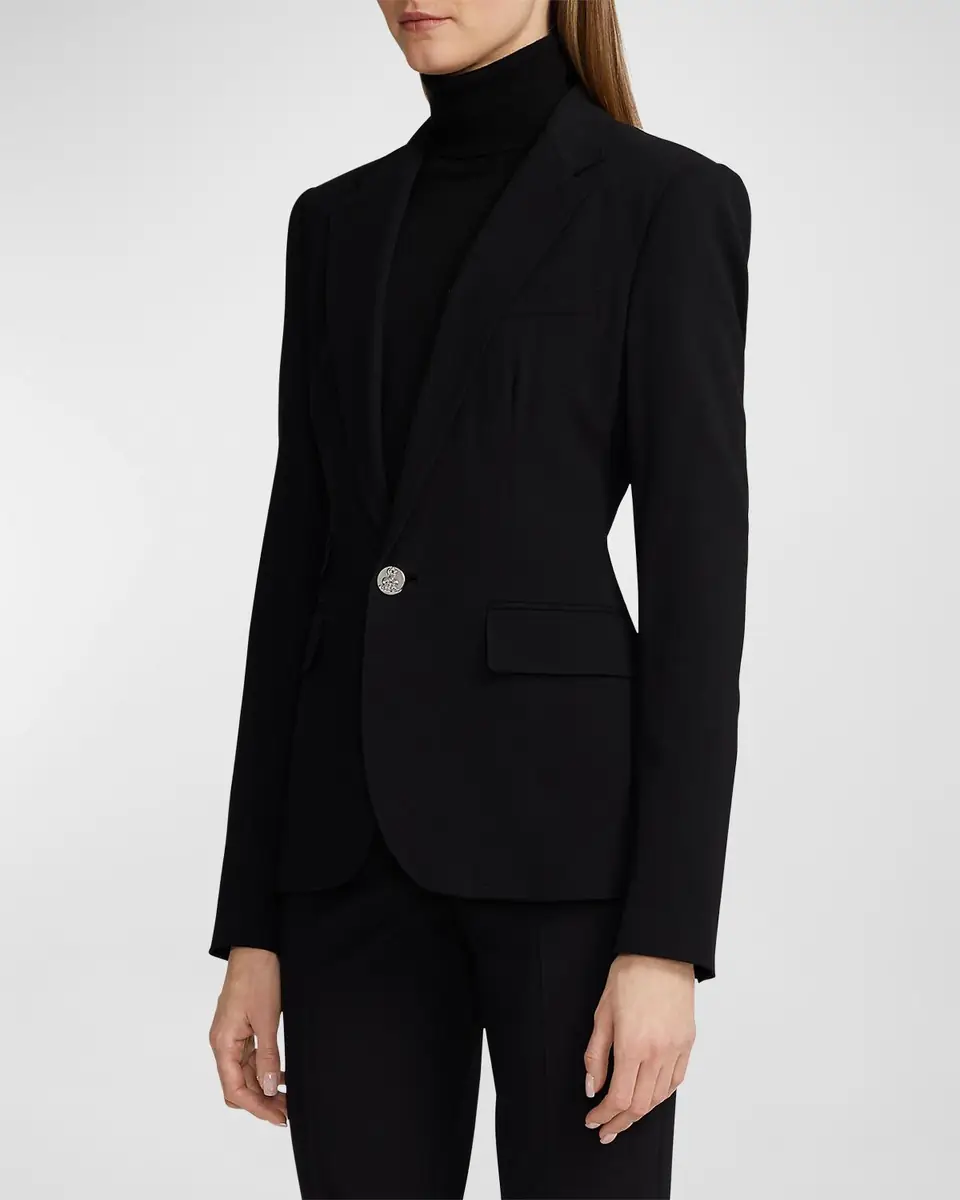 Ralph Lauren Collection Parker Wool Crepe Jacket | Thumbnail 7 Ralph Lauren Collection Parker Wool Crepe Jacket | Thumbnail 7
