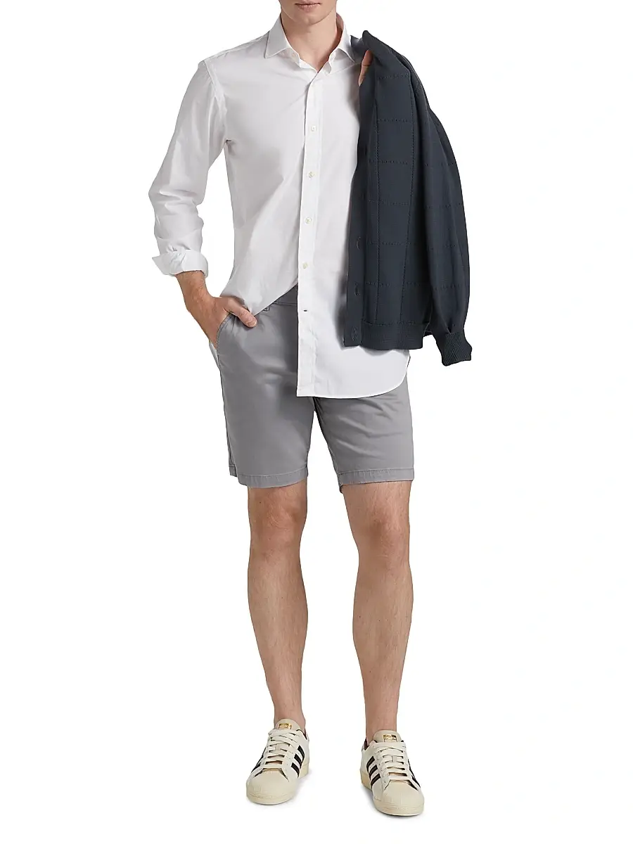 AG Jeans Men's Wanderer Sueded Sateen Shorts | Thumbnail 2