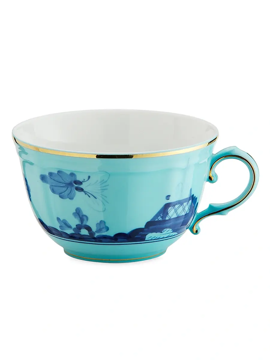 GINORI 1735 Oriente Italiano Gold-Rimmed Tea Cup