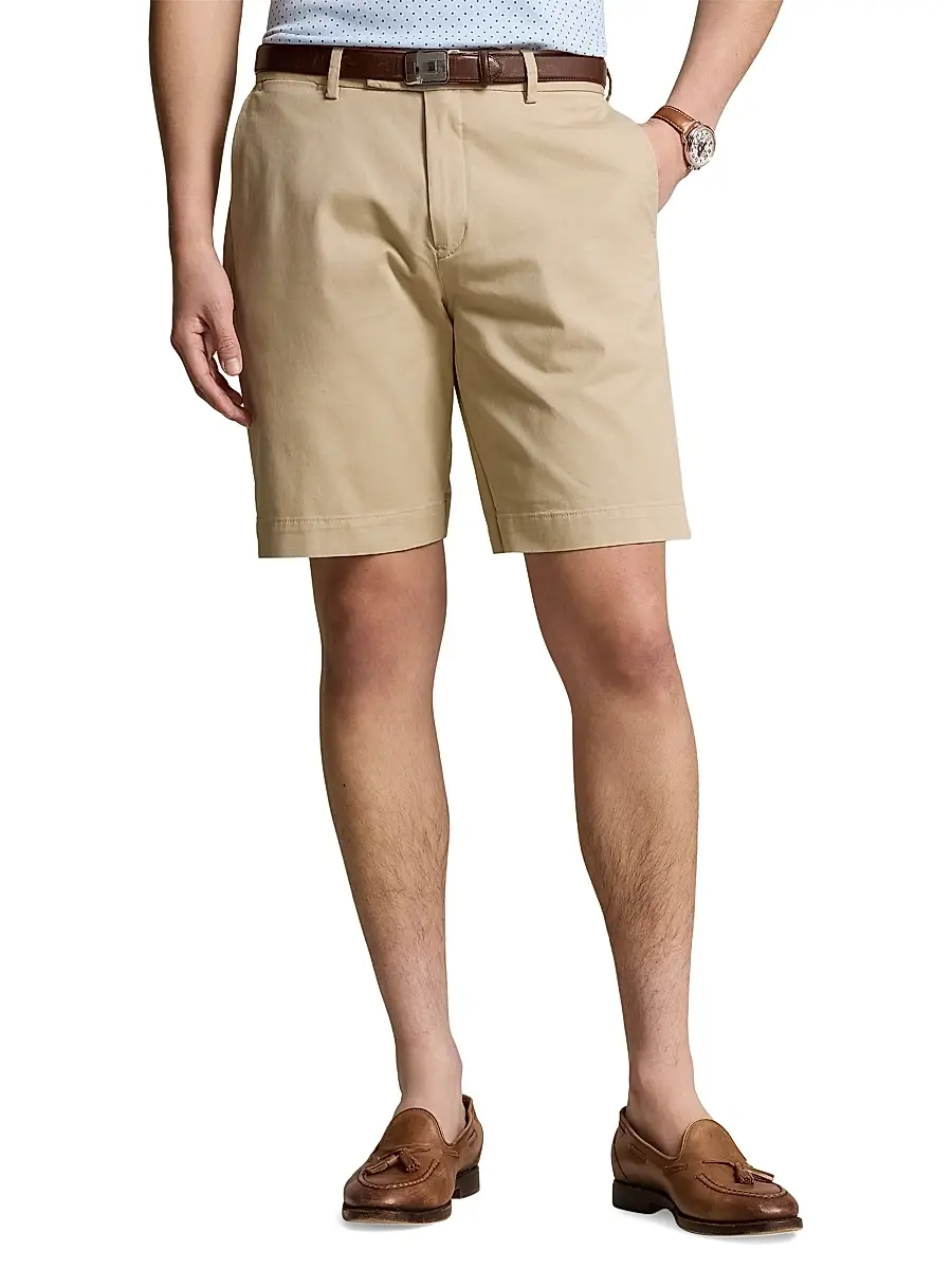Polo Ralph Lauren Men's Stretch-Twill Flat-Front Shorts | Thumbnail 3 Polo Ralph Lauren Men's Stretch-Twill Flat-Front Shorts | Thumbnail 3