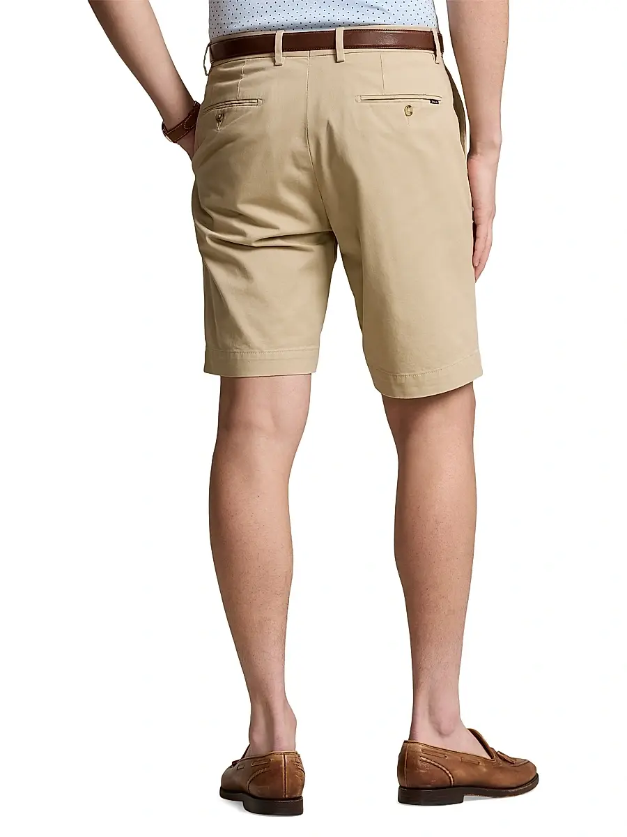 Polo Ralph Lauren Men's Stretch-Twill Flat-Front Shorts | Thumbnail 4 Polo Ralph Lauren Men's Stretch-Twill Flat-Front Shorts | Thumbnail 4