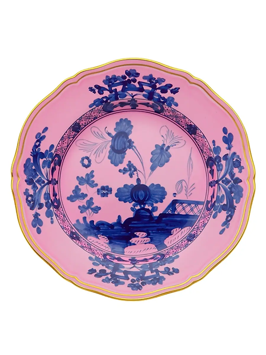 GINORI 1735 Oriente Italiano Gold-Rimmed Plate Collection