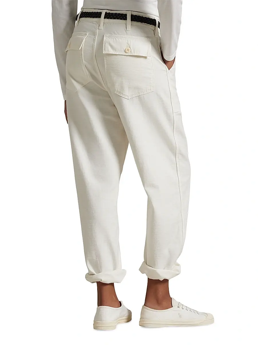 Polo Ralph Lauren Women's Ricky Sateen Straight-Leg Pants | Thumbnail 5
