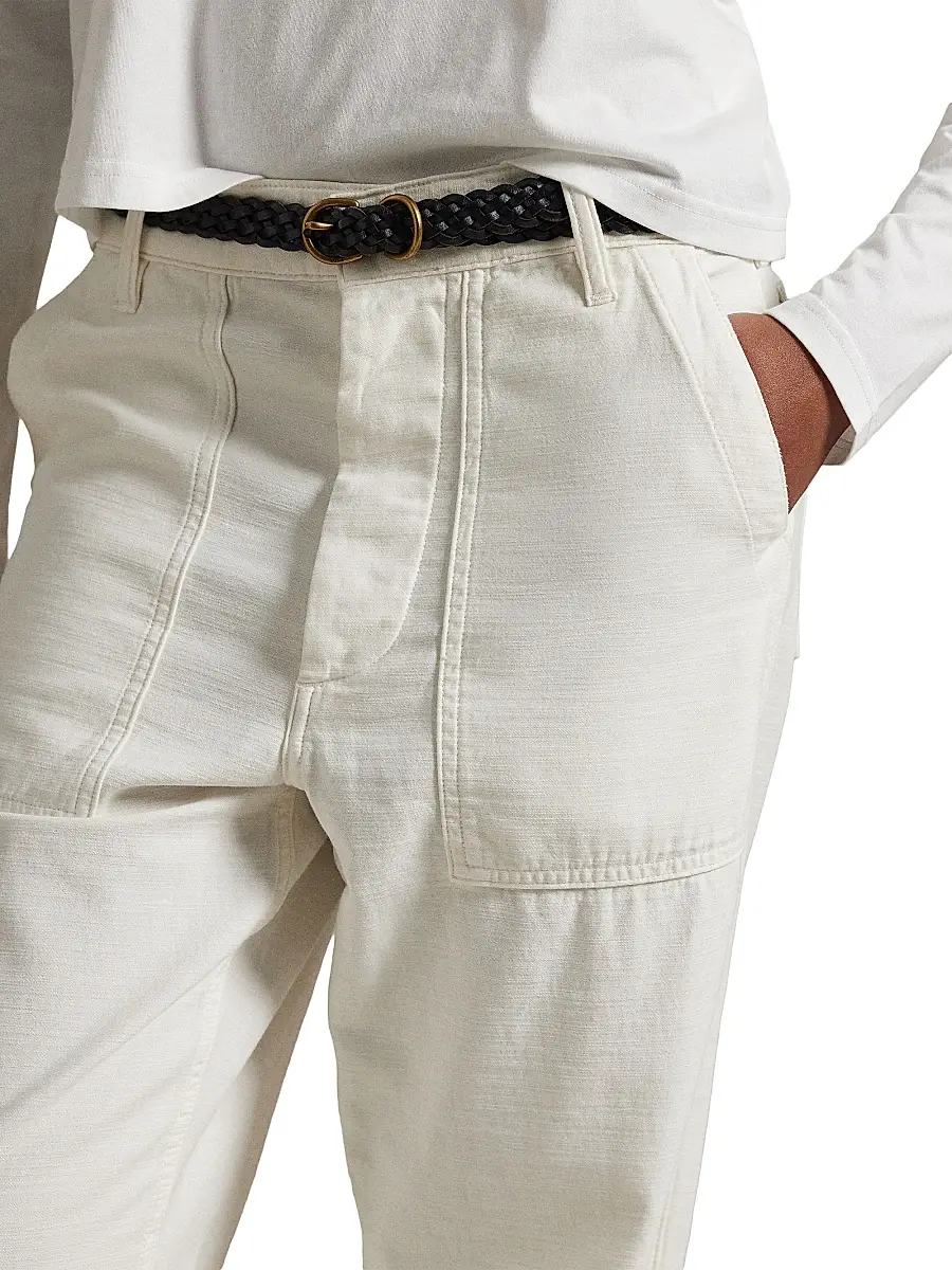Polo Ralph Lauren Women's Ricky Sateen Straight-Leg Pants | Thumbnail 6
