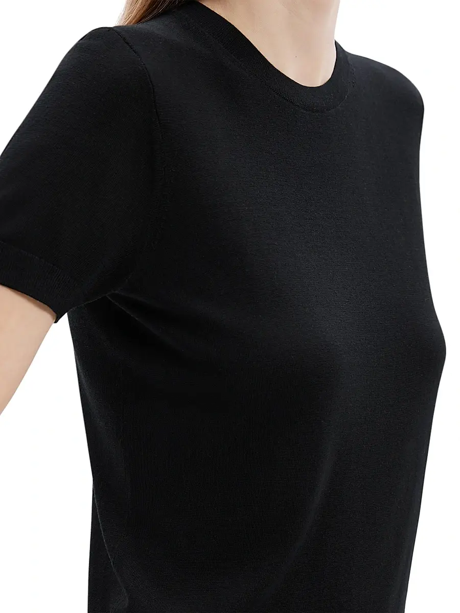 Theory Women's Basic Merino Wool T-Shirt | Thumbnail 6 Theory Women's Basic Merino Wool T-Shirt | Thumbnail 6
