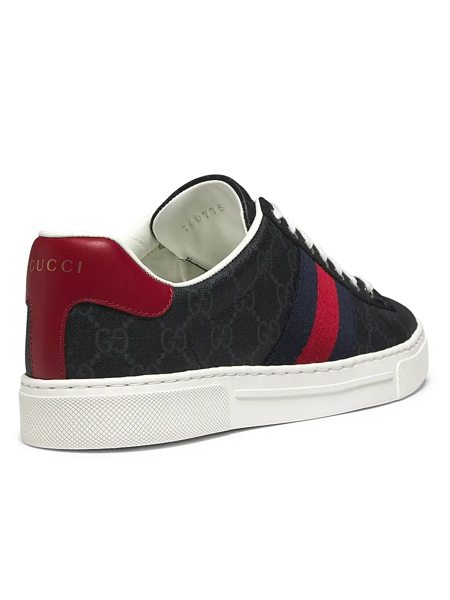 Gucci Men's Men's Ace Web Sneakers | Thumbnail 3 Gucci Men's Men's Ace Web Sneakers | Thumbnail 3