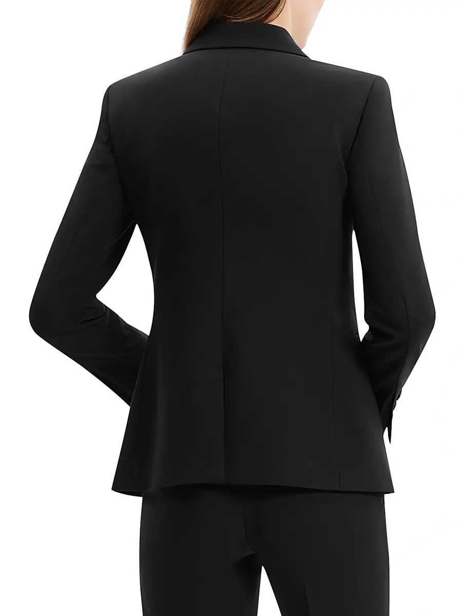 Theory Women's Slim-Fit Wool Blazer | Thumbnail 5 Theory Women's Slim-Fit Wool Blazer | Thumbnail 5