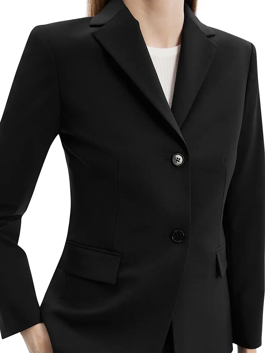 Theory Women's Slim-Fit Wool Blazer | Thumbnail 6 Theory Women's Slim-Fit Wool Blazer | Thumbnail 6