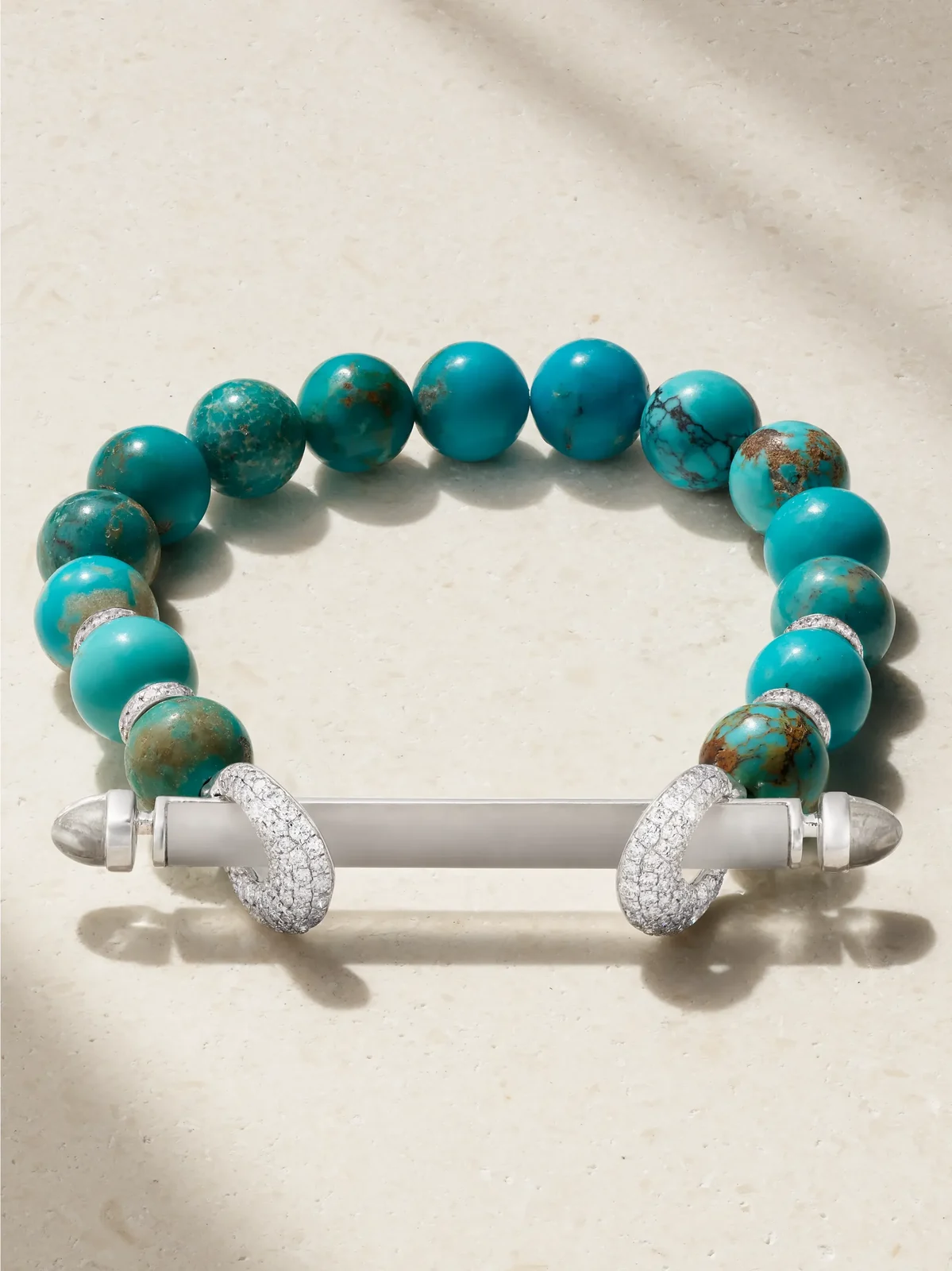 Chakra 18-karat White Gold Multi-stone Bracelet Chakra 18-karat White Gold Multi-stone Bracelet
