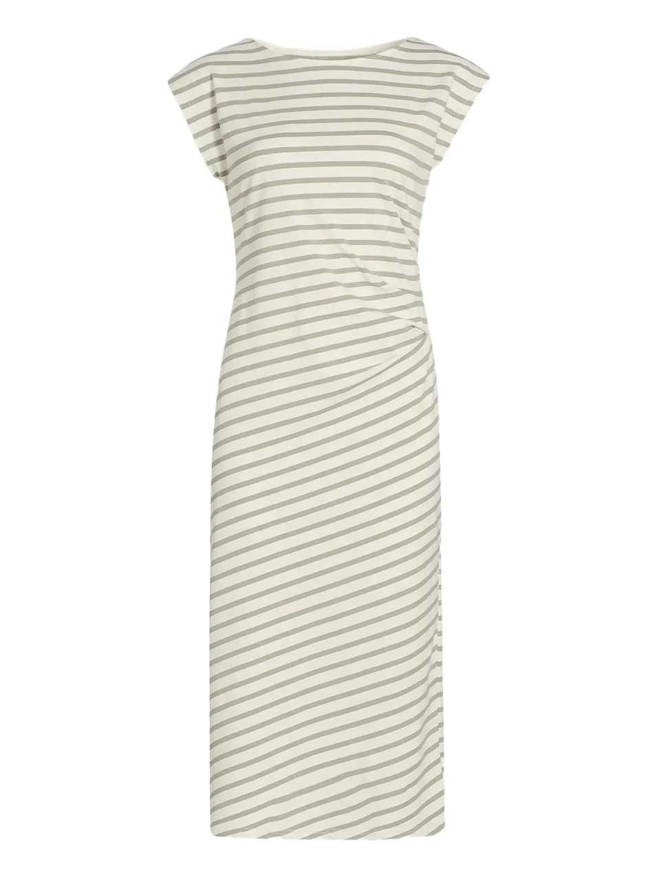 Women's Aja Striped Cotton-Blend Midi-T-Shirt Dress