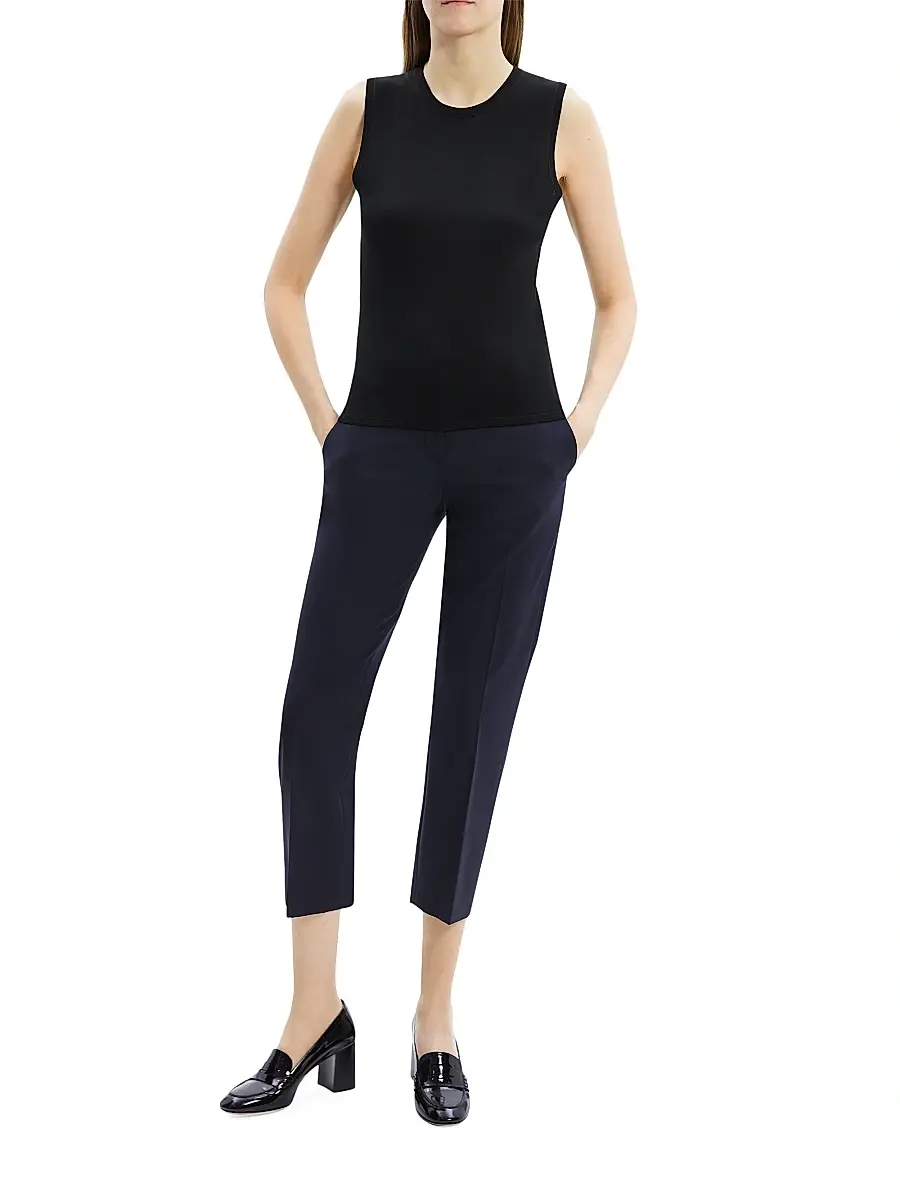 Theory Women's Crewneck Tank Top | Thumbnail 2 Theory Women's Crewneck Tank Top | Thumbnail 2