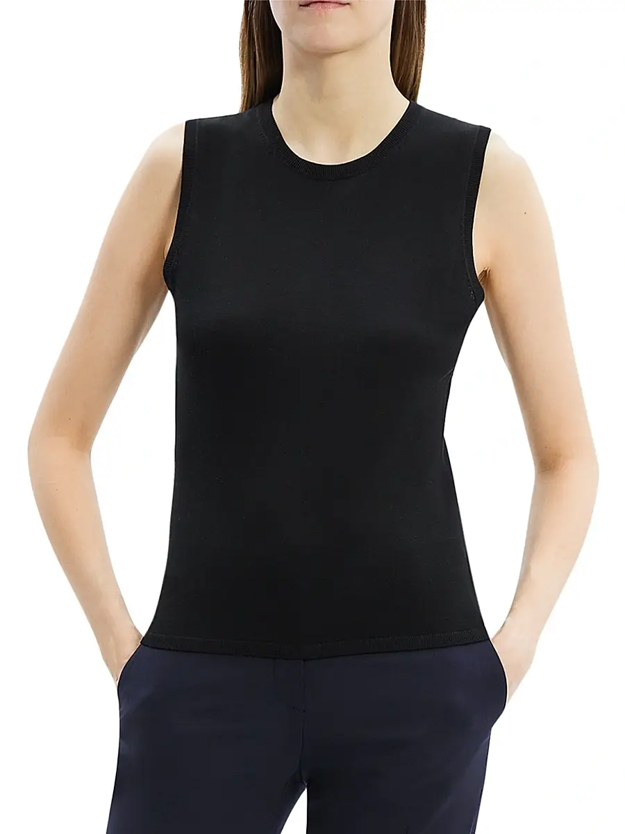 Theory Women's Crewneck Tank Top | Thumbnail 3 Theory Women's Crewneck Tank Top | Thumbnail 3