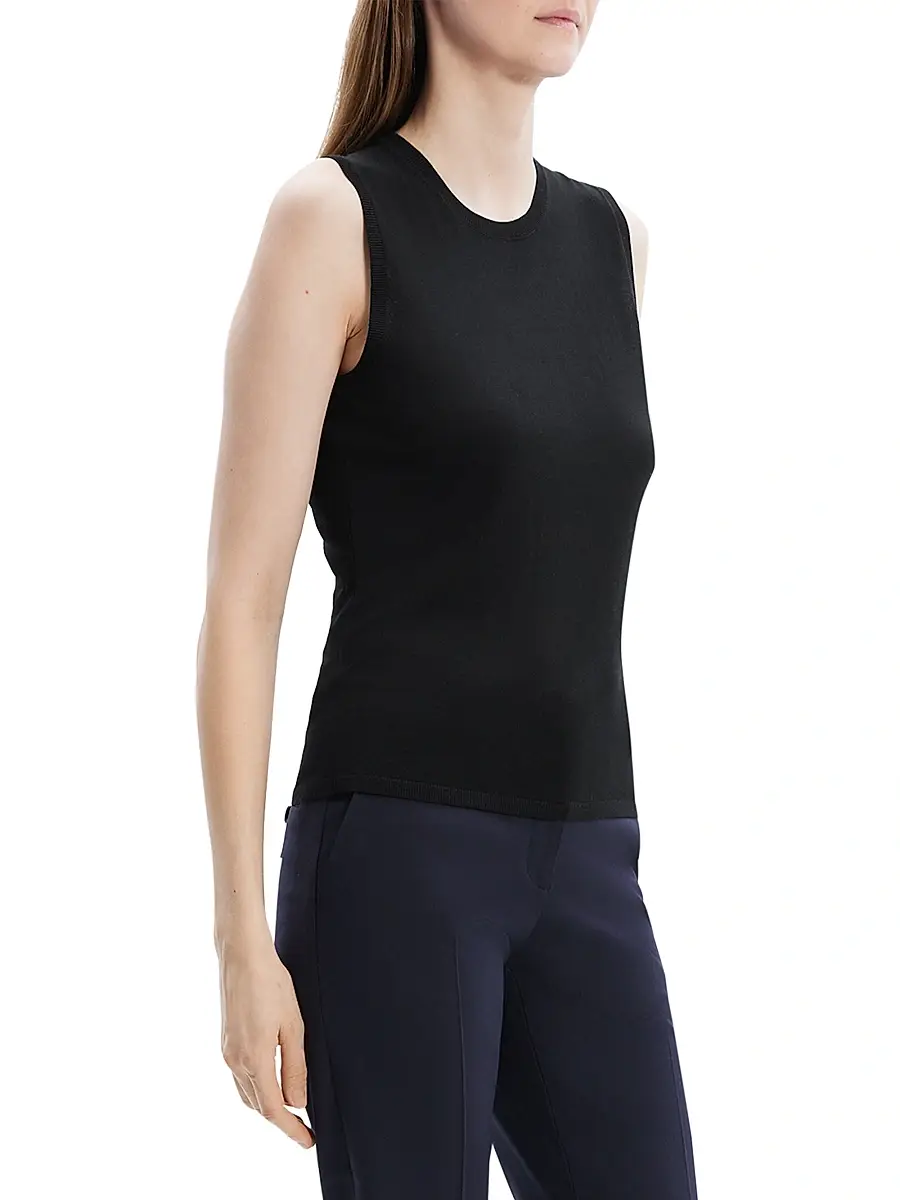 Theory Women's Crewneck Tank Top | Thumbnail 4 Theory Women's Crewneck Tank Top | Thumbnail 4